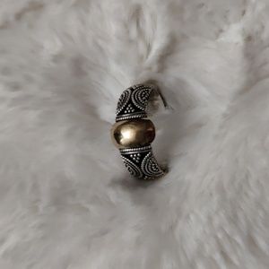 Ba Suarti Indonesian 925 Sterling Silver & 18k 750 Yellow Gold Rope